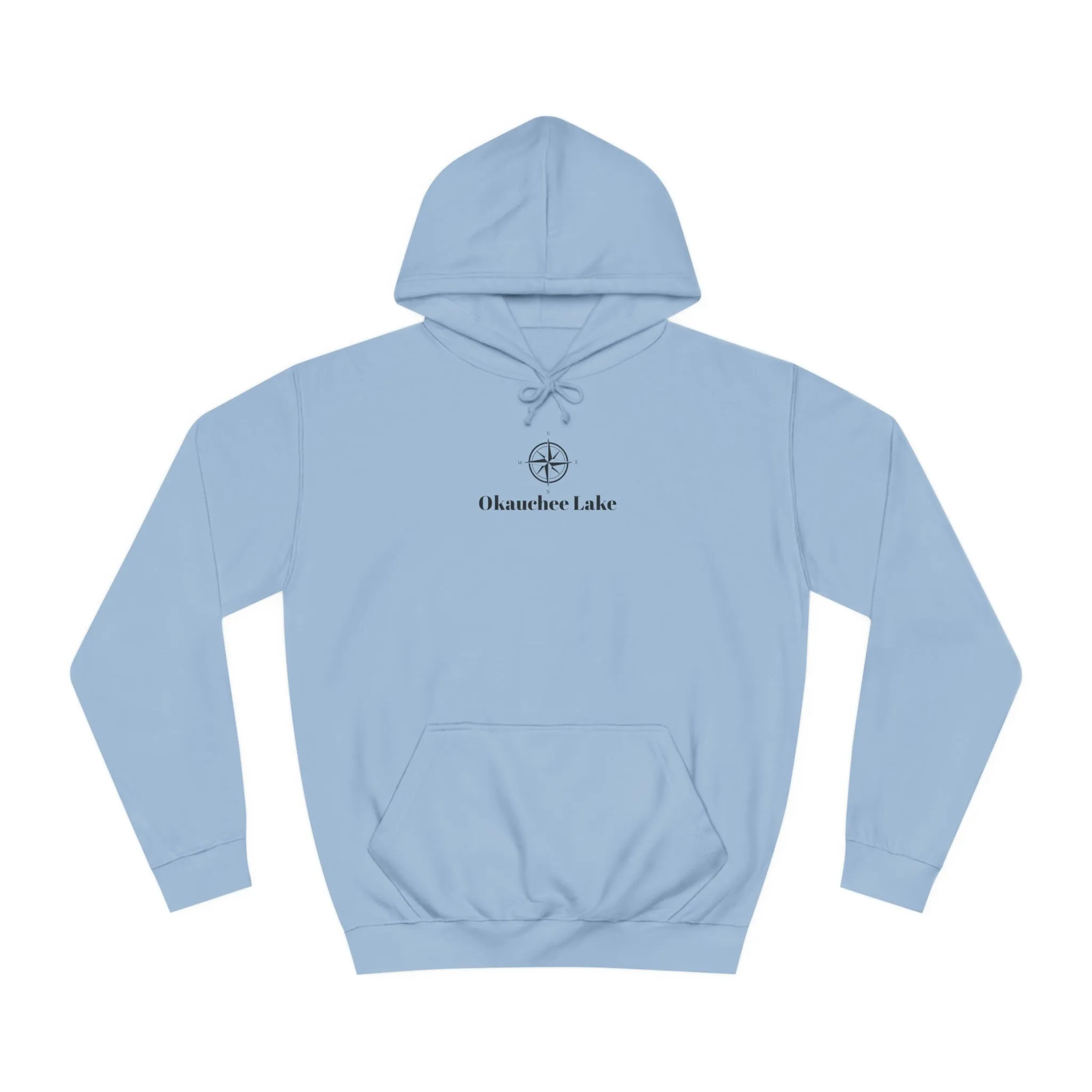 Okauchee Lake Compass Rose Medium Weight Hoodie