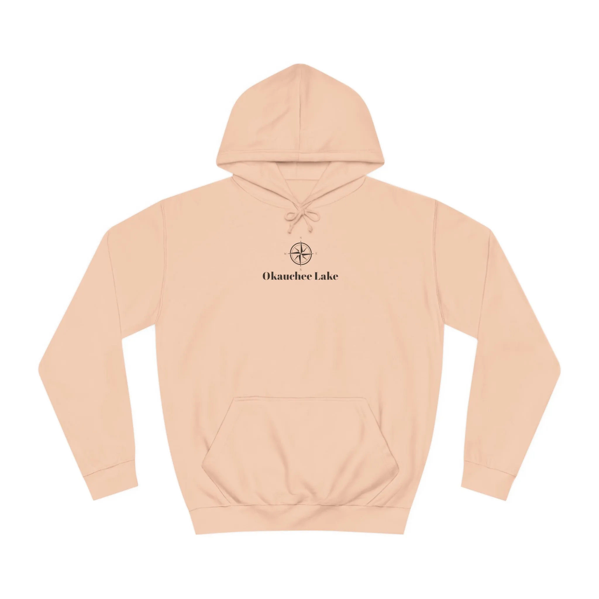 Okauchee Lake Compass Rose Medium Weight Hoodie