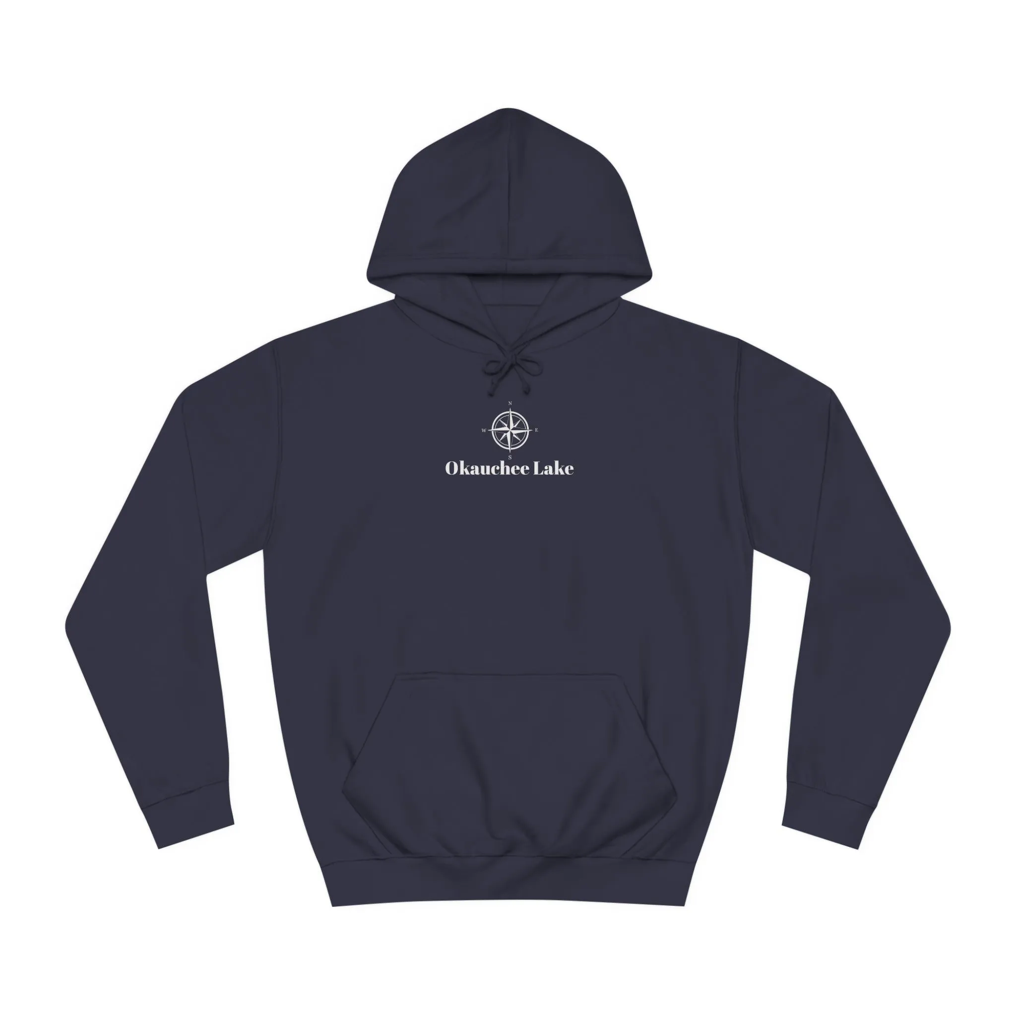 Okauchee Lake Compass Rose Medium Weight Hoodie