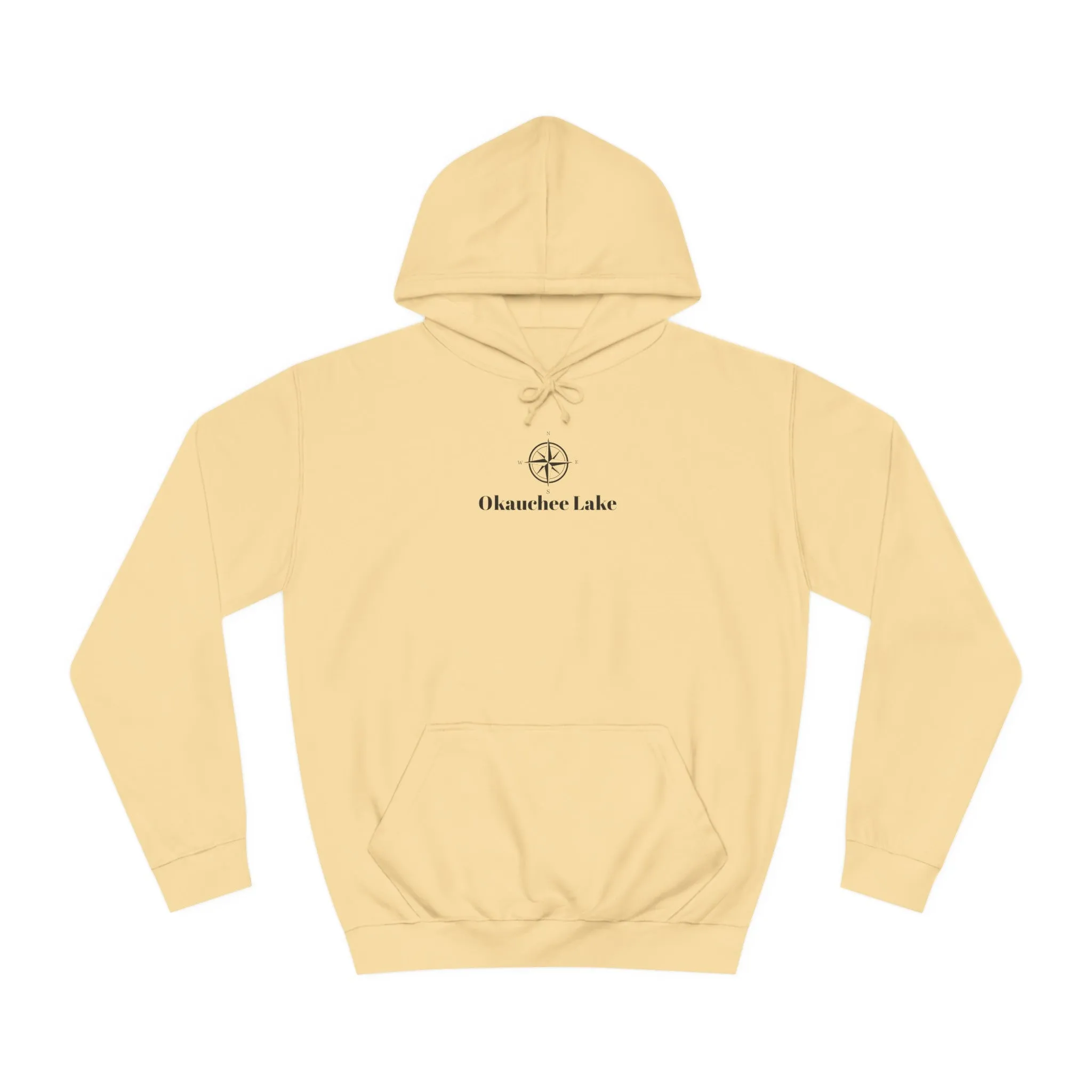 Okauchee Lake Compass Rose Medium Weight Hoodie