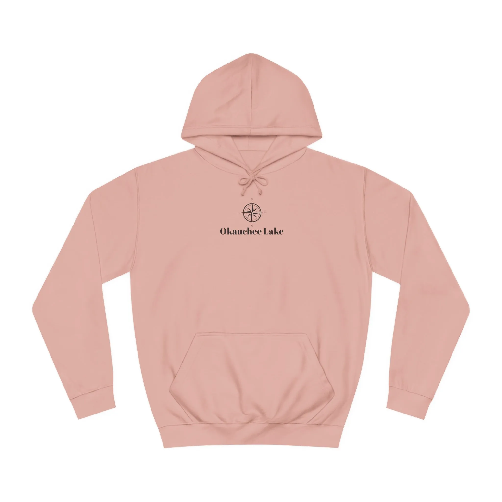 Okauchee Lake Compass Rose Medium Weight Hoodie