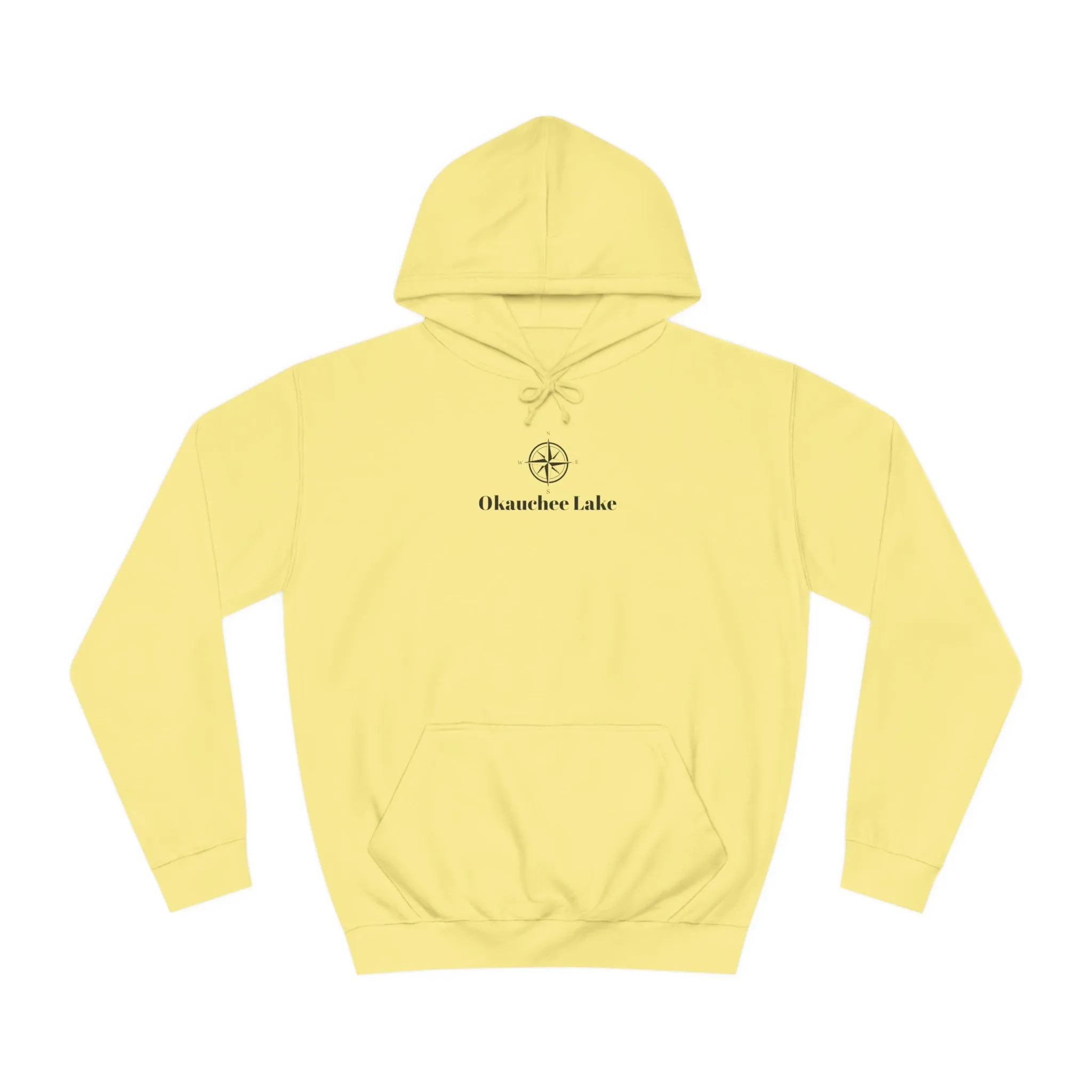 Okauchee Lake Compass Rose Medium Weight Hoodie