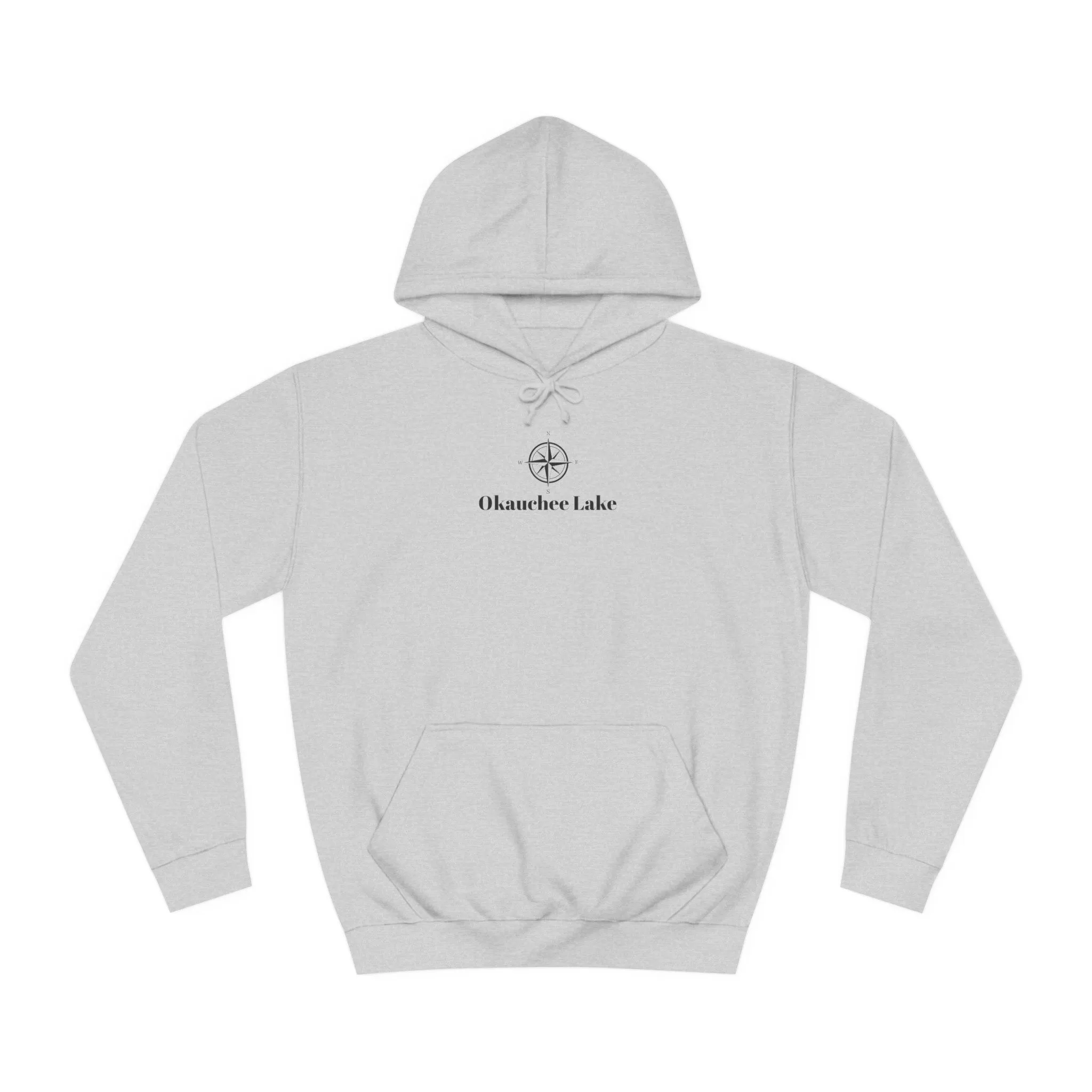 Okauchee Lake Compass Rose Medium Weight Hoodie
