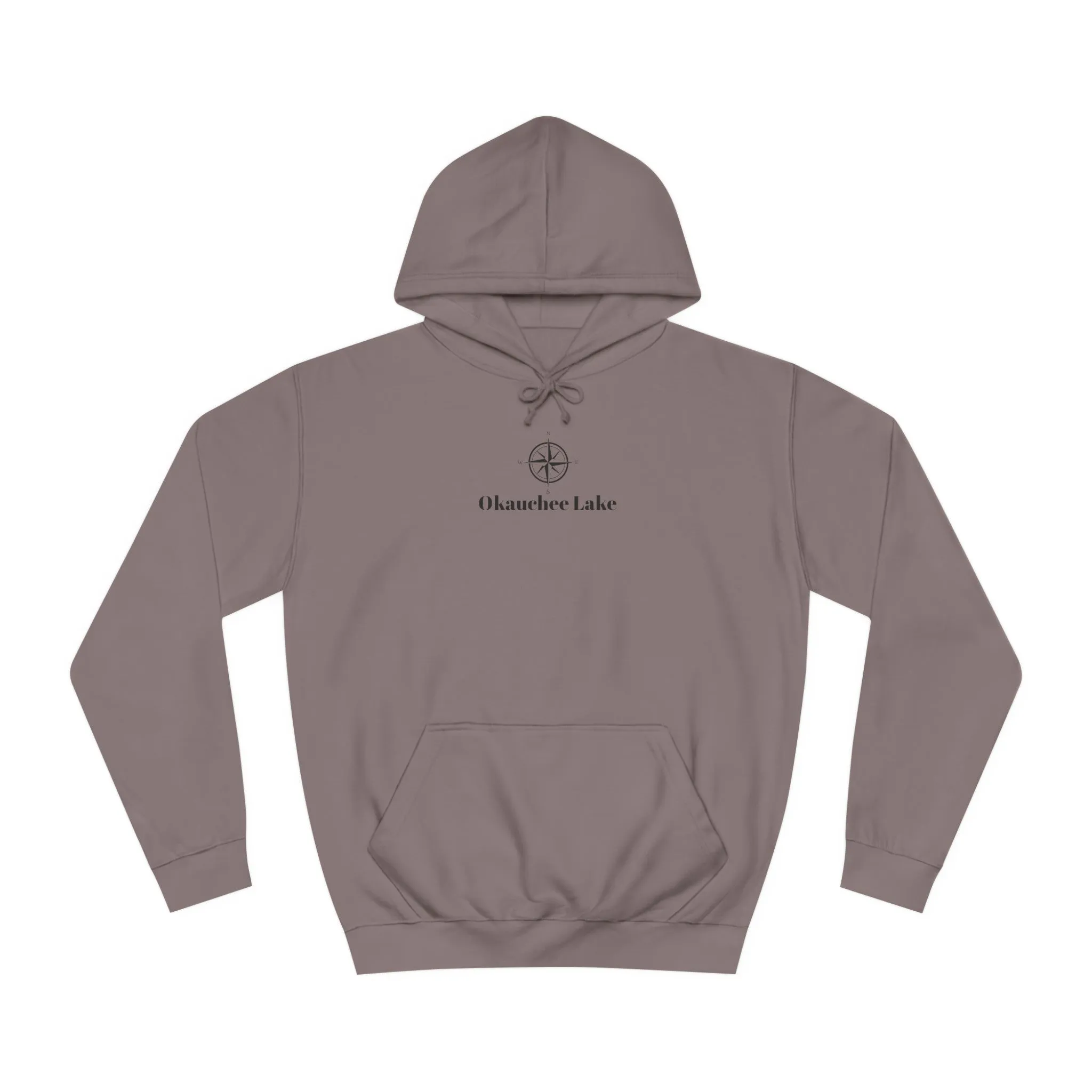 Okauchee Lake Compass Rose Medium Weight Hoodie