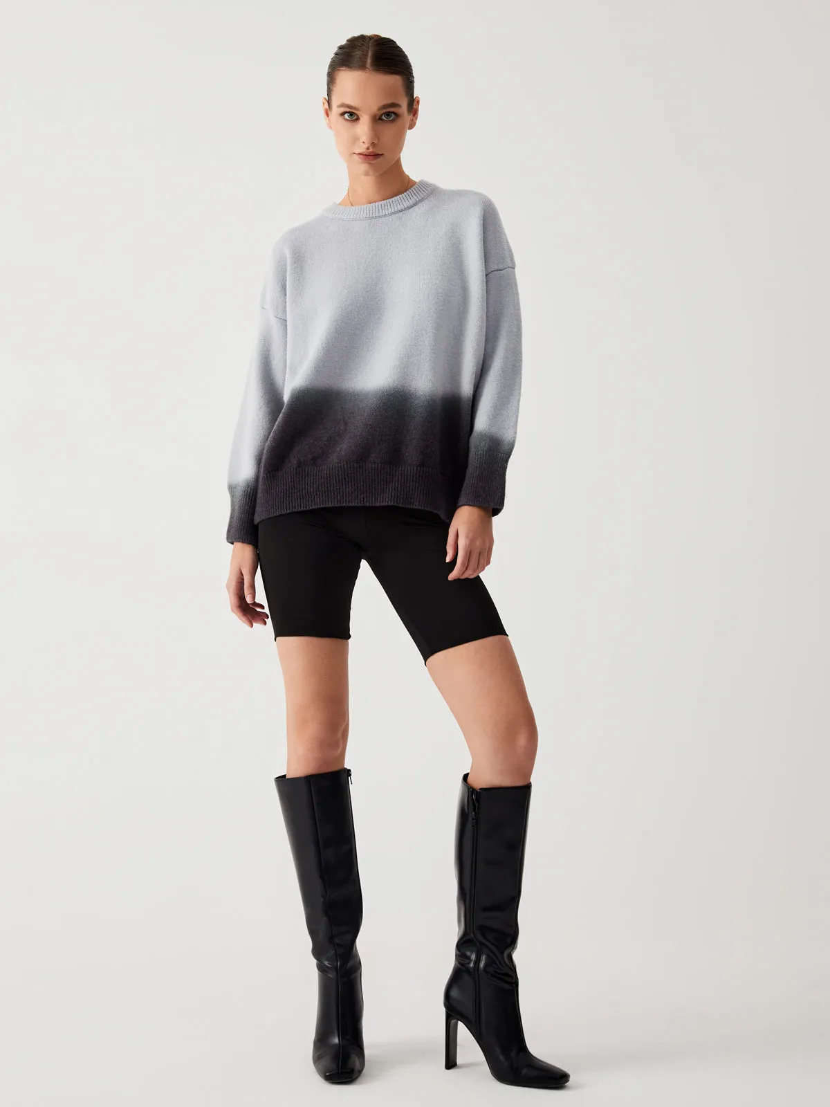 Ombre oversized sweater