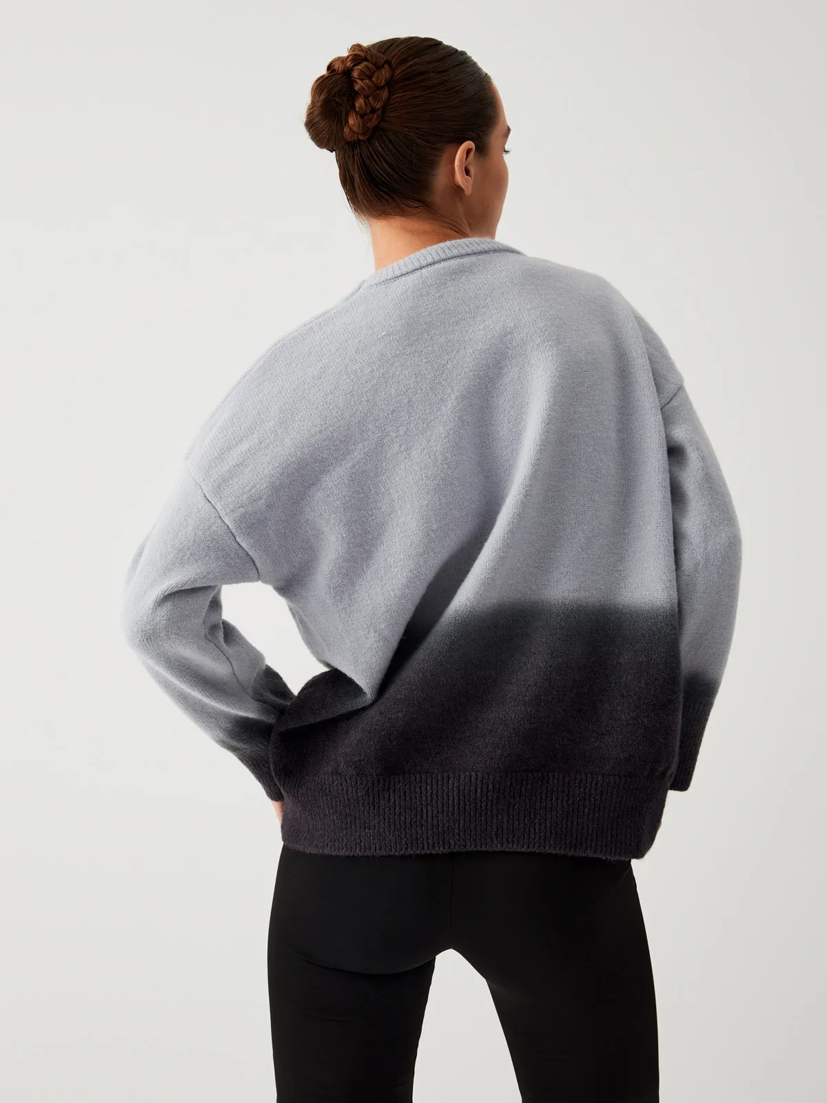 Ombre oversized sweater