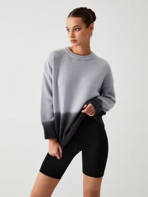 Ombre oversized sweater