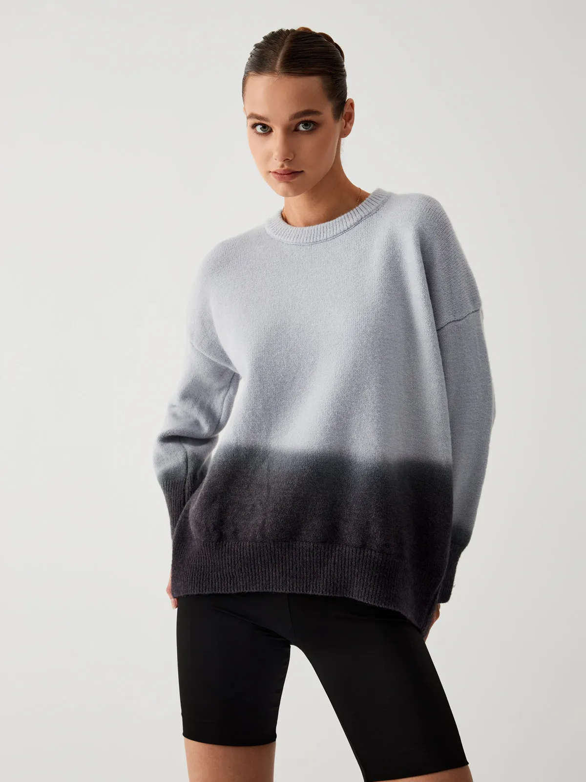 Ombre oversized sweater
