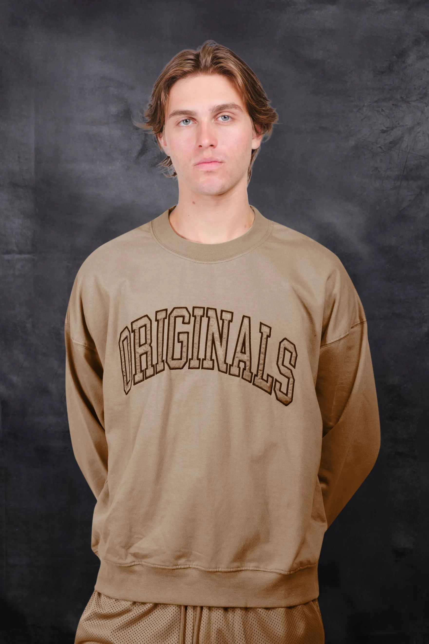 Originals Satin Applique Crew