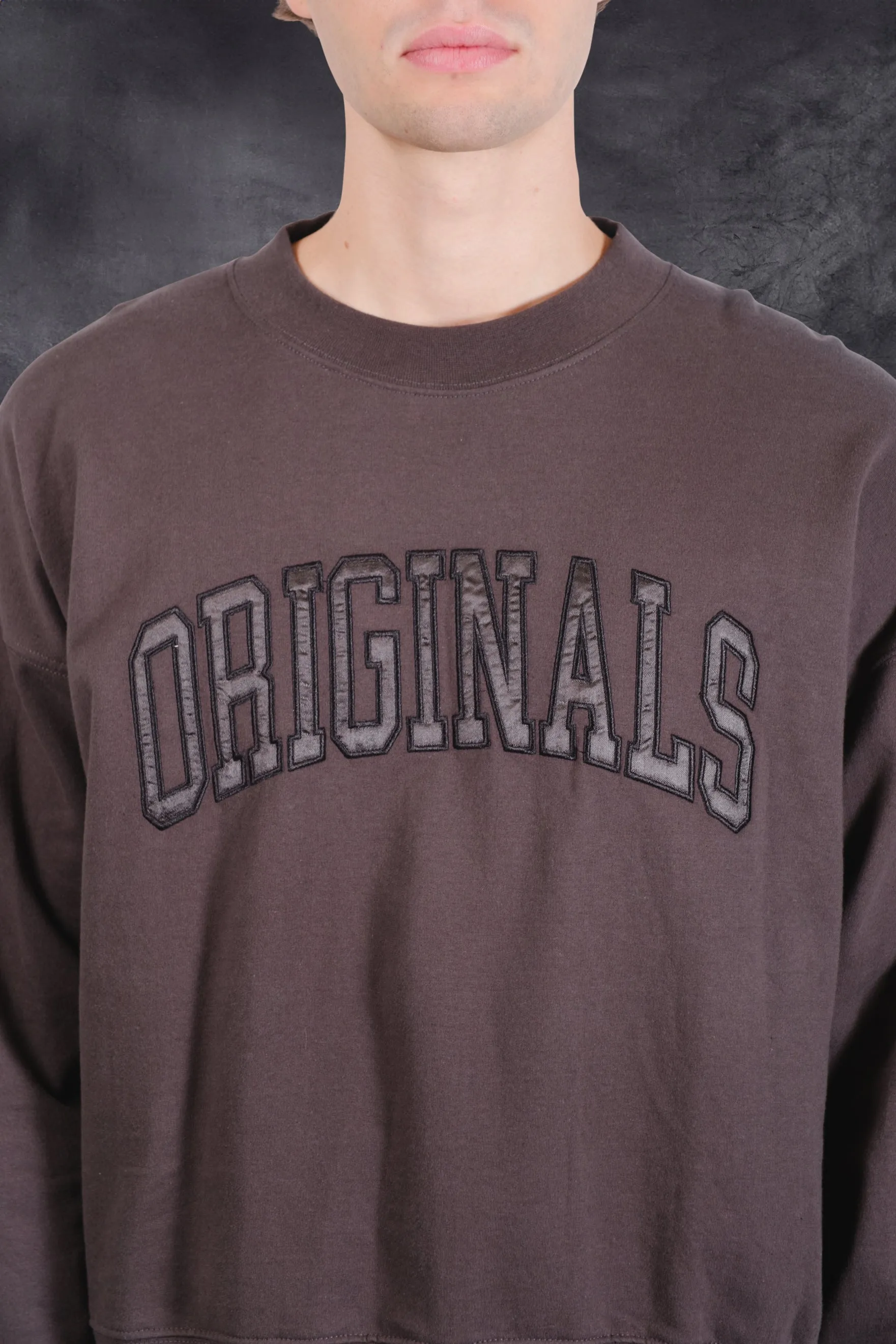 Originals Satin Applique Crew