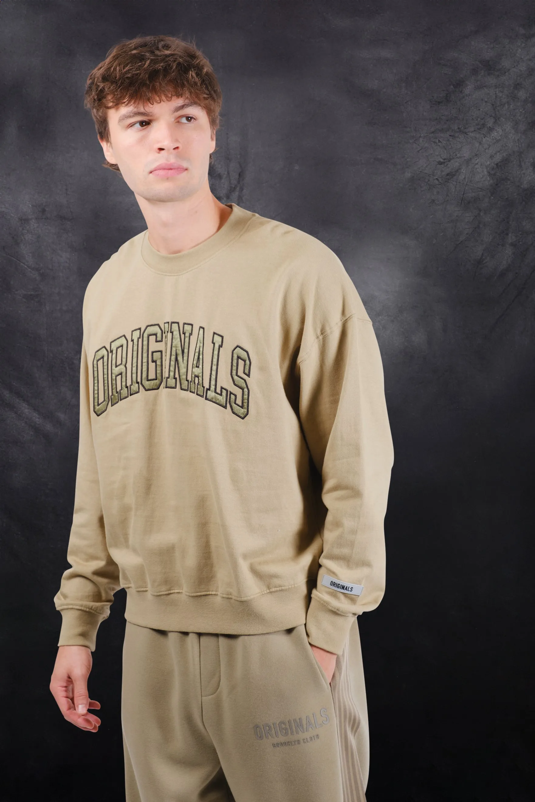 Originals Satin Applique Crew