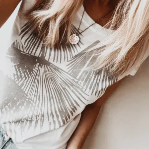 Palms tee (size 10- 12)