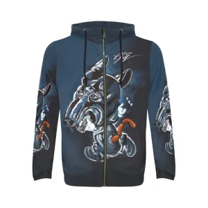 Panspermia Orion Dog Men's Full Zip Hoodie