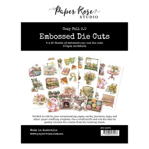 Paper Rose Studio- Cozy Fall 2.0 Embossed Die Cuts