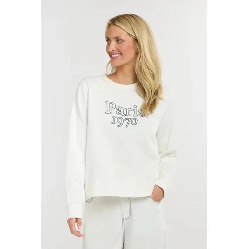Paris Sweat / White
