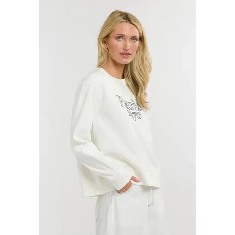 Paris Sweat / White