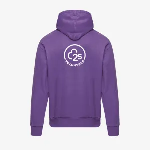 parkrun Milestone Men's Volunteer Hoodie 25 - Purple