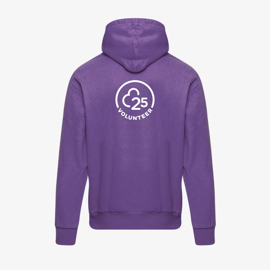 parkrun Milestone Men's Volunteer Hoodie 25 - Purple