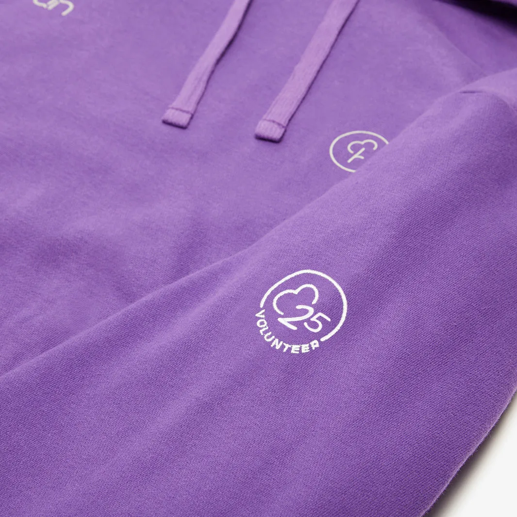 parkrun Milestone Women's Volunteer Hoodie 25 - Purple