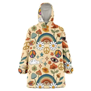 Peace And Love | Wearable Blanket Hoodie