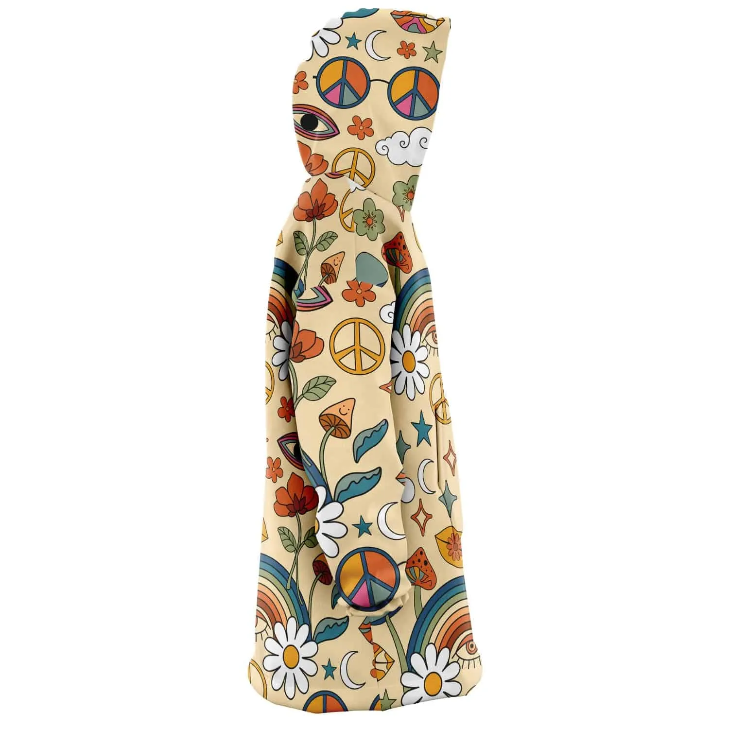 Peace And Love | Wearable Blanket Hoodie