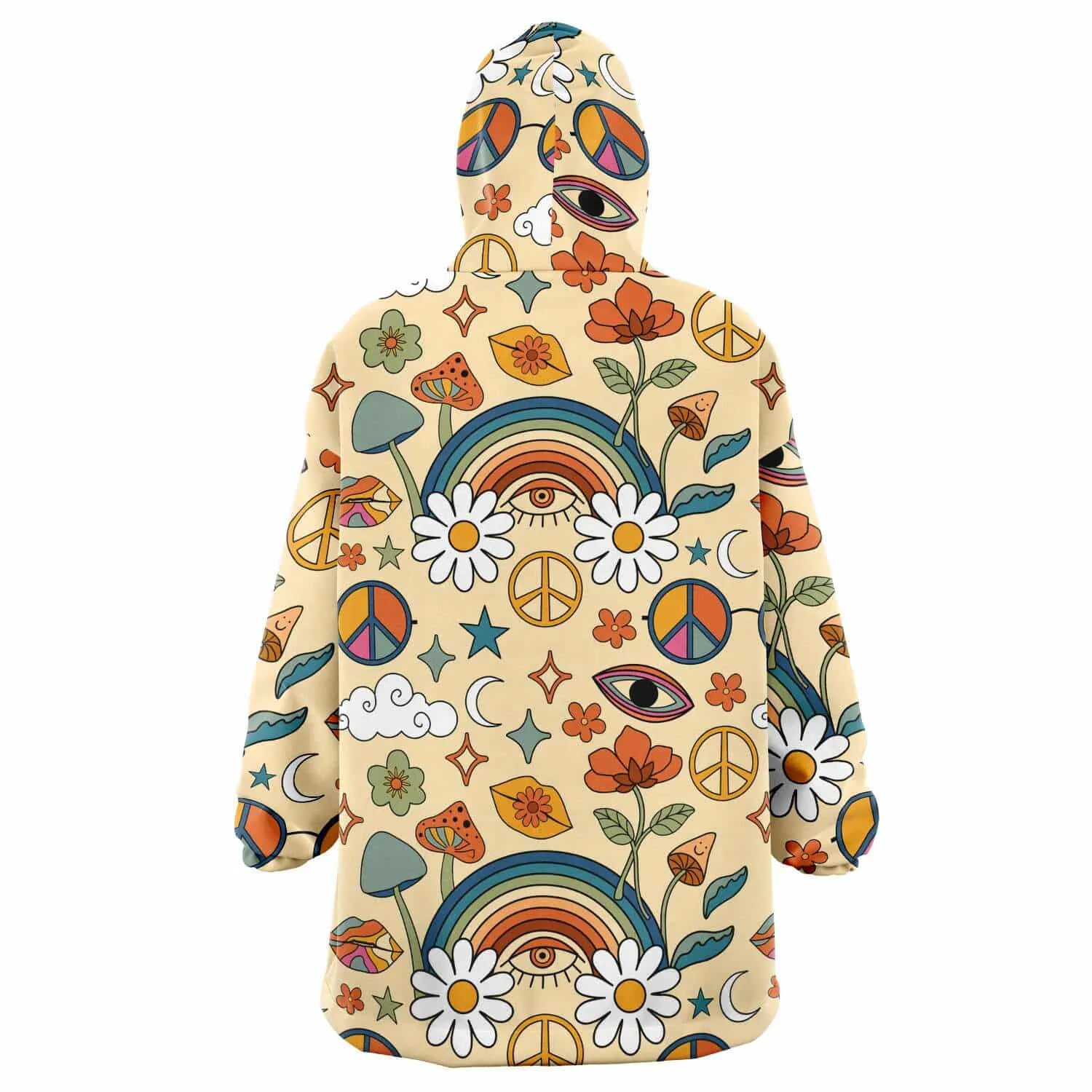 Peace And Love | Wearable Blanket Hoodie