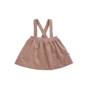 Pinafore Skirt  - Corduroy Camel