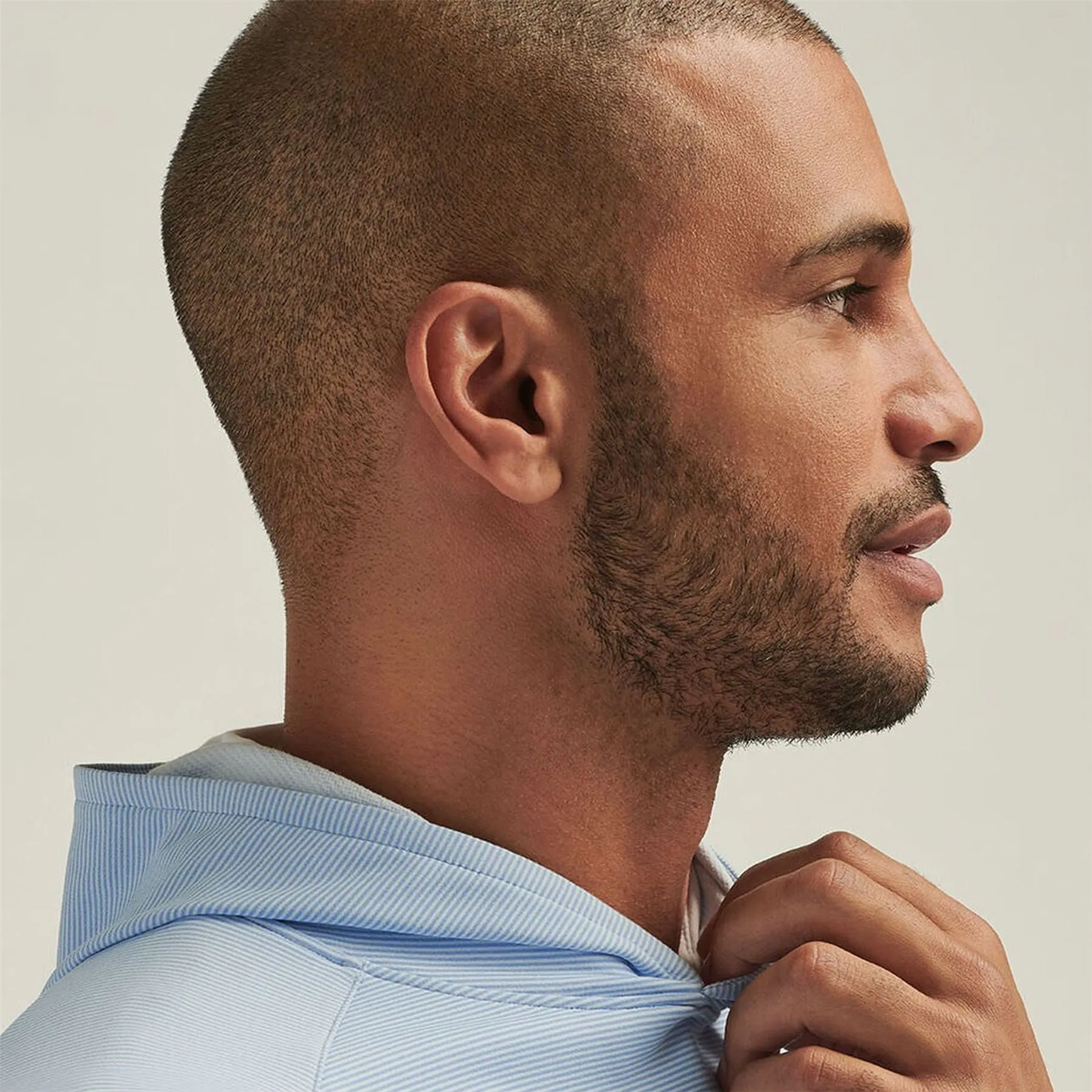Pine Sugar Stripe Performance Hoodie Blue Fade