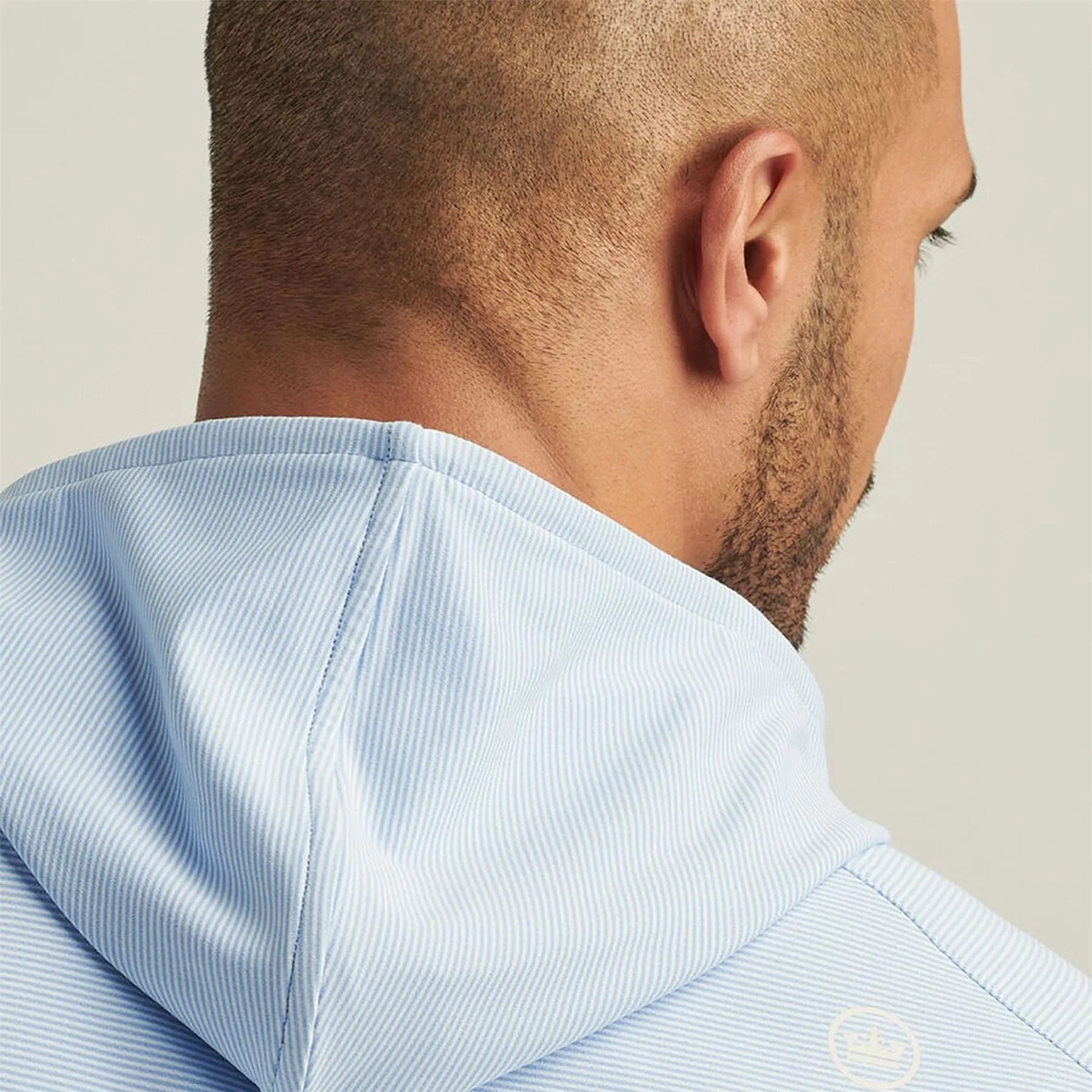 Pine Sugar Stripe Performance Hoodie Blue Fade