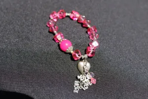 Pink Breast Cancer Awareness Bracelet