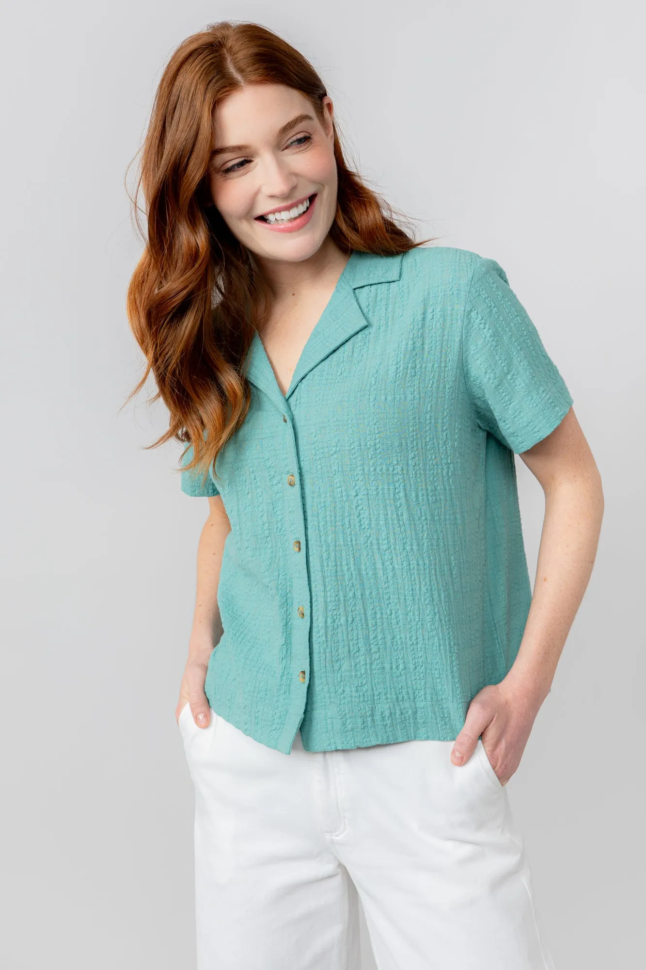 Pippa Textured Seersucker Shirt
