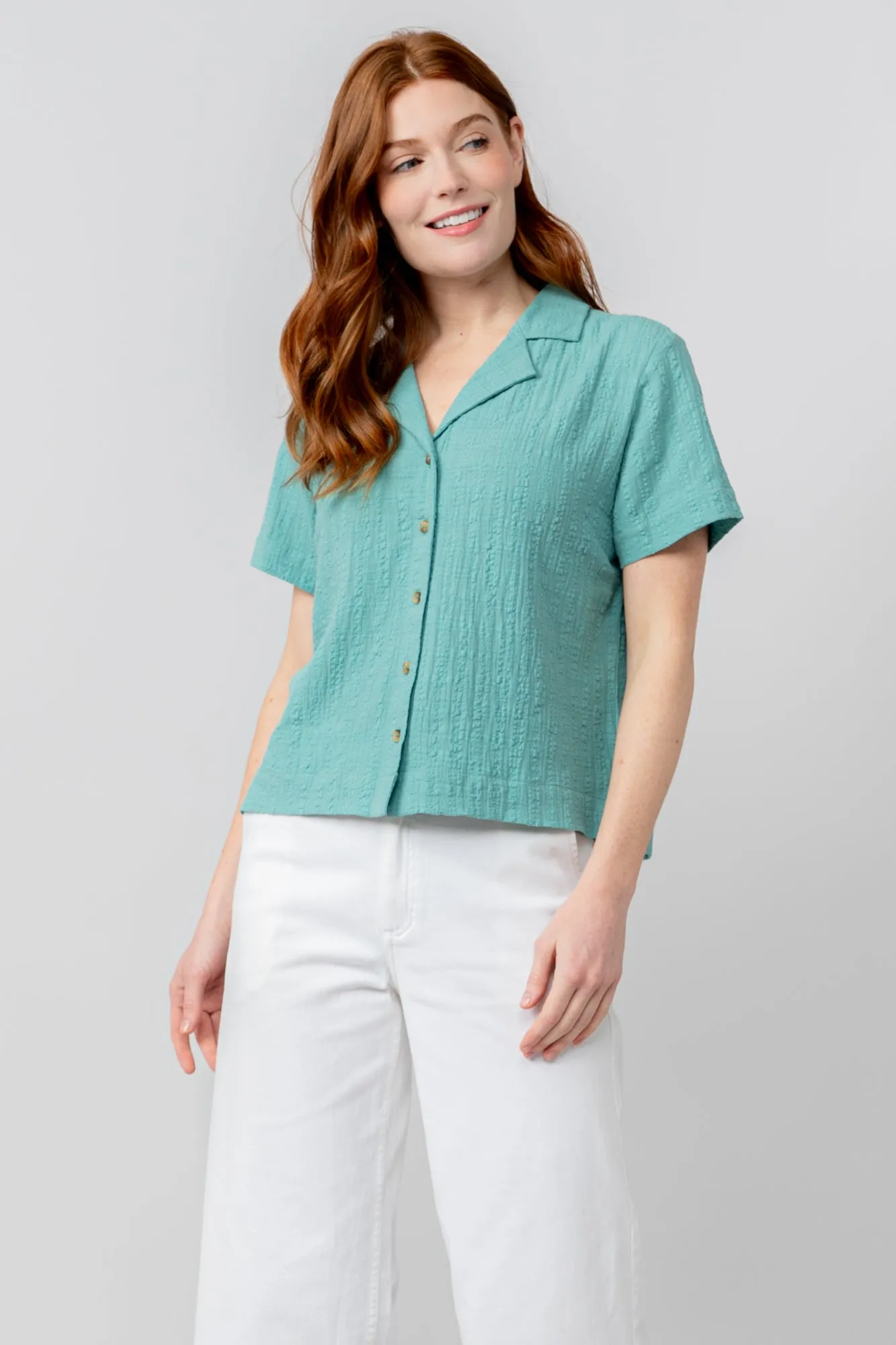 Pippa Textured Seersucker Shirt