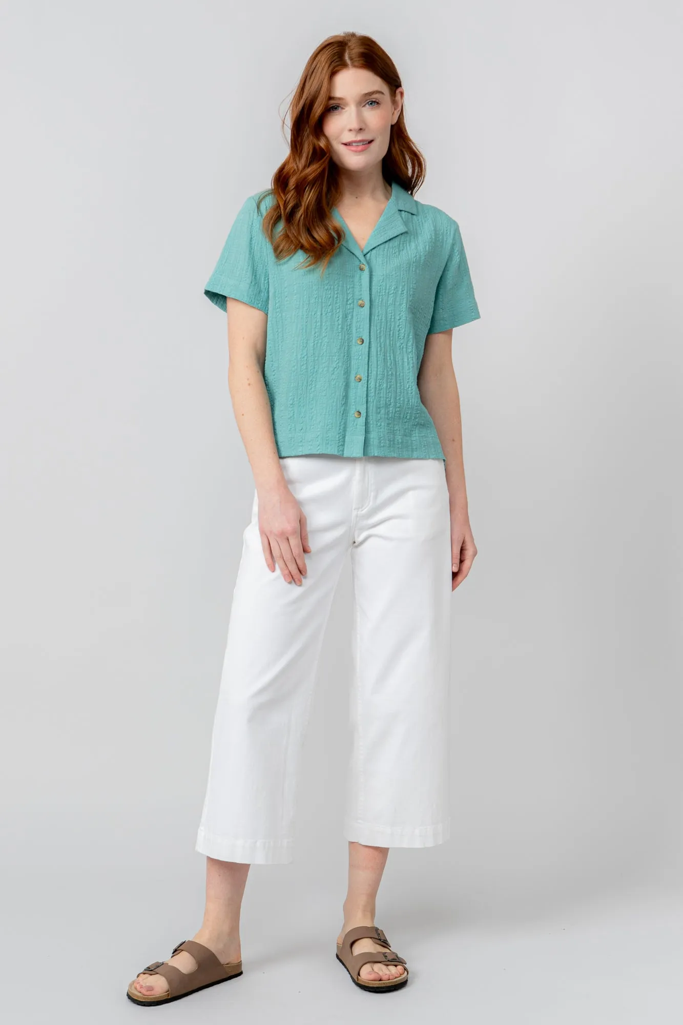 Pippa Textured Seersucker Shirt