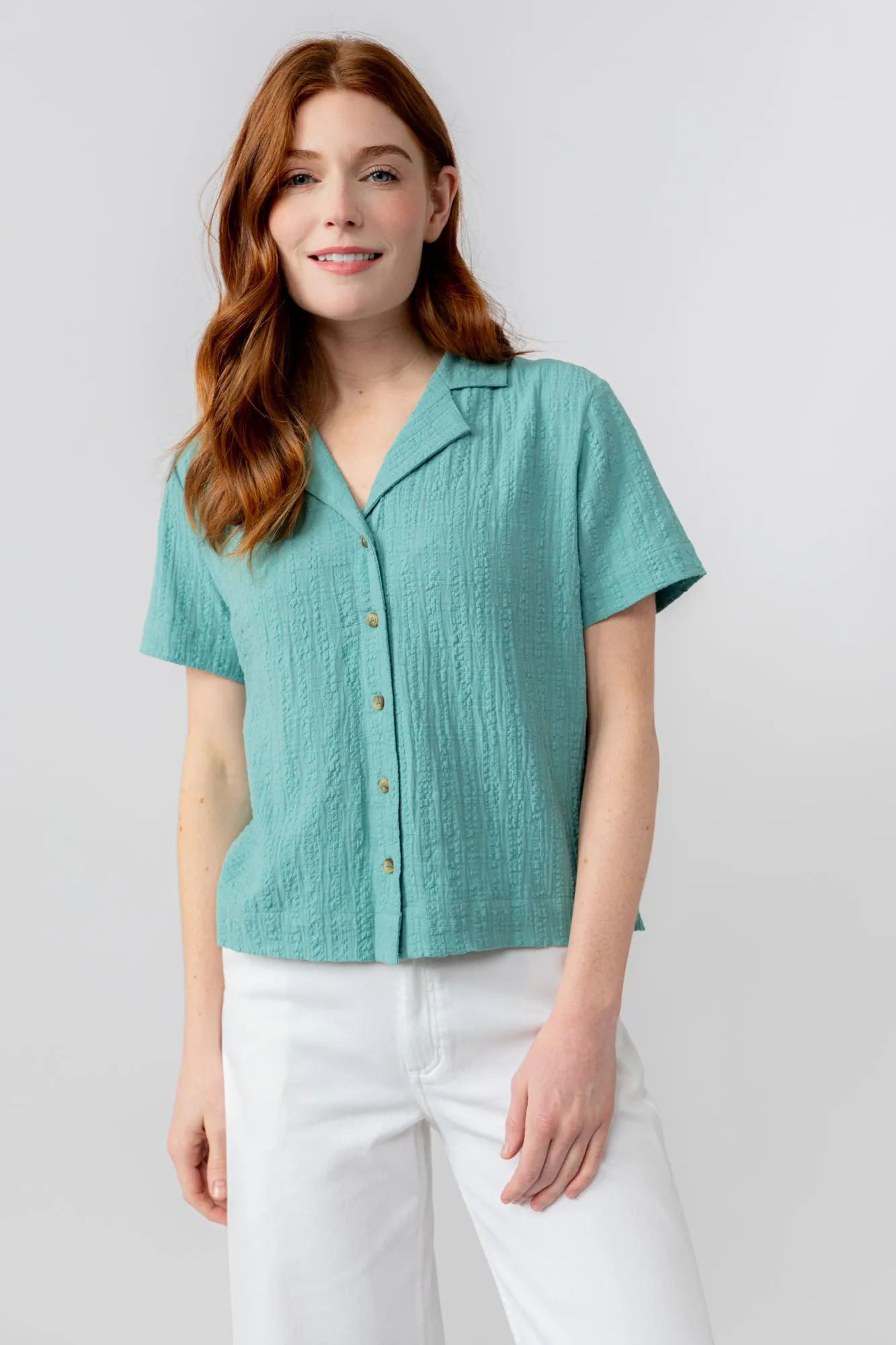 Pippa Textured Seersucker Shirt