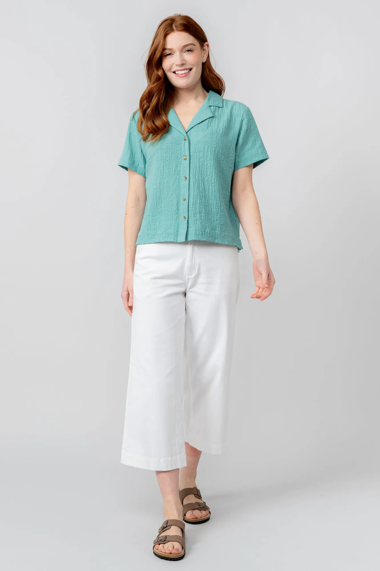 Pippa Textured Seersucker Shirt