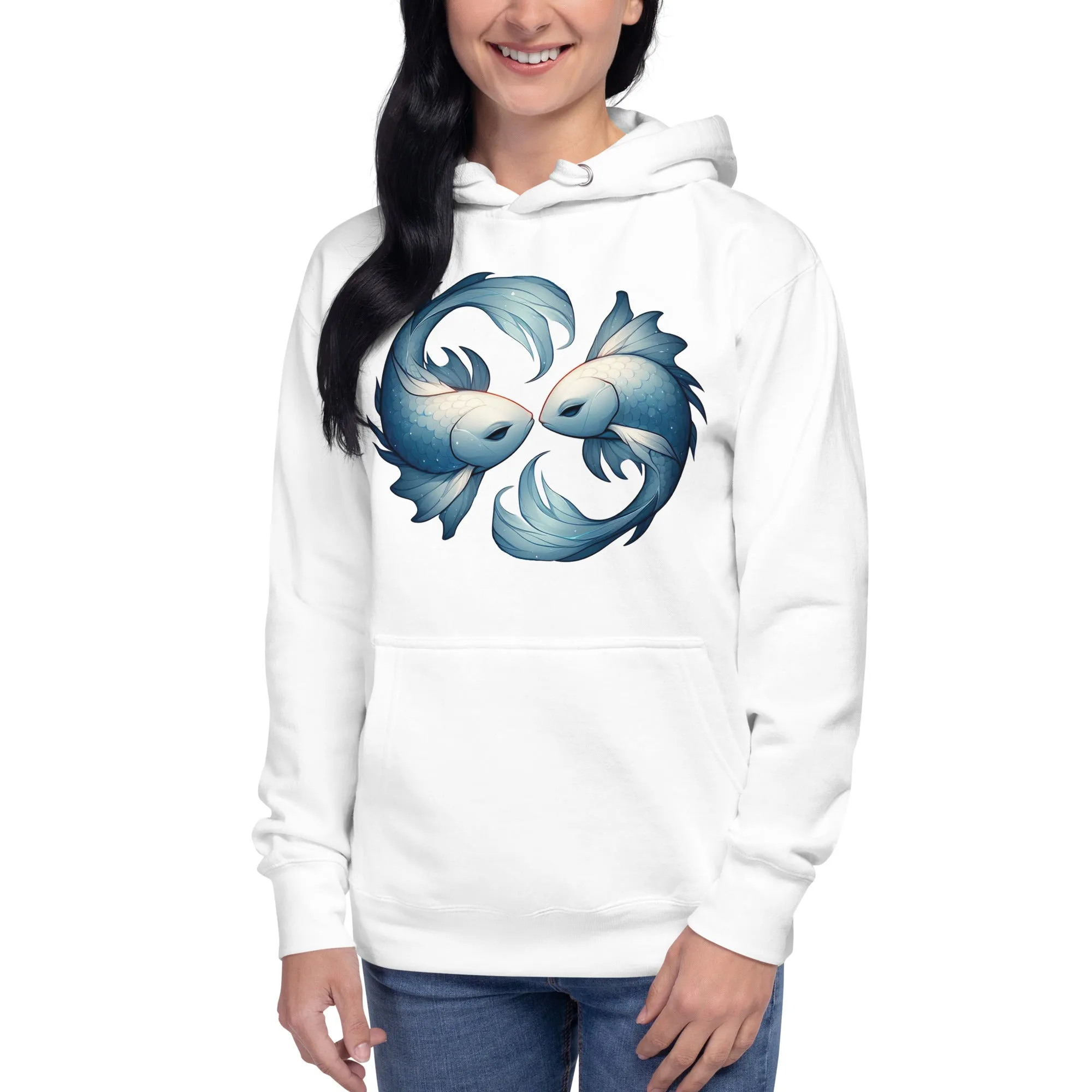 Pisces Hoodie - White