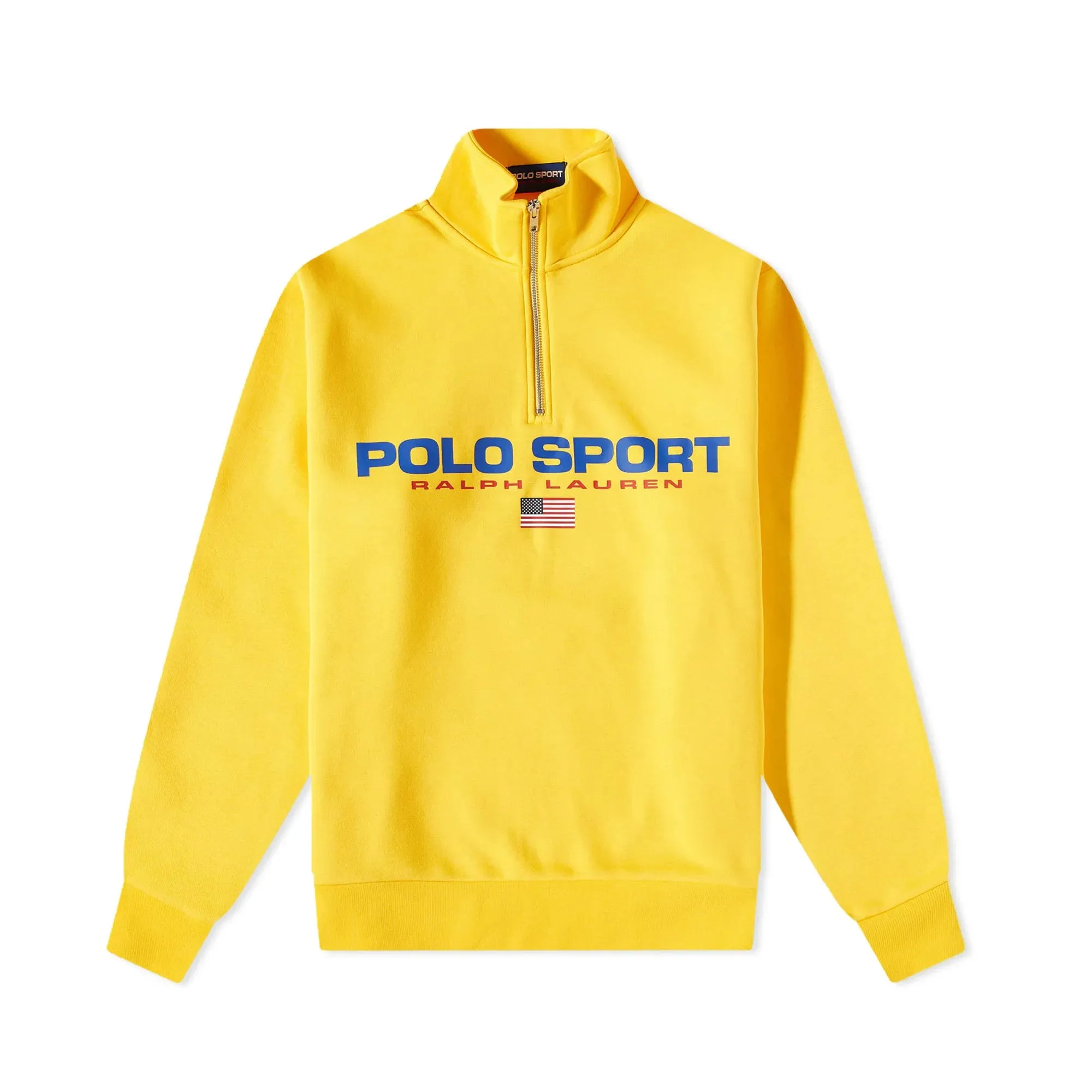Polo Ralph Lauren Men's Yellow Plush Polo Sport Sweatshirt