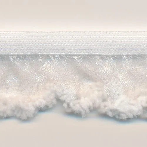 Poodle Frill Stretch #01 White