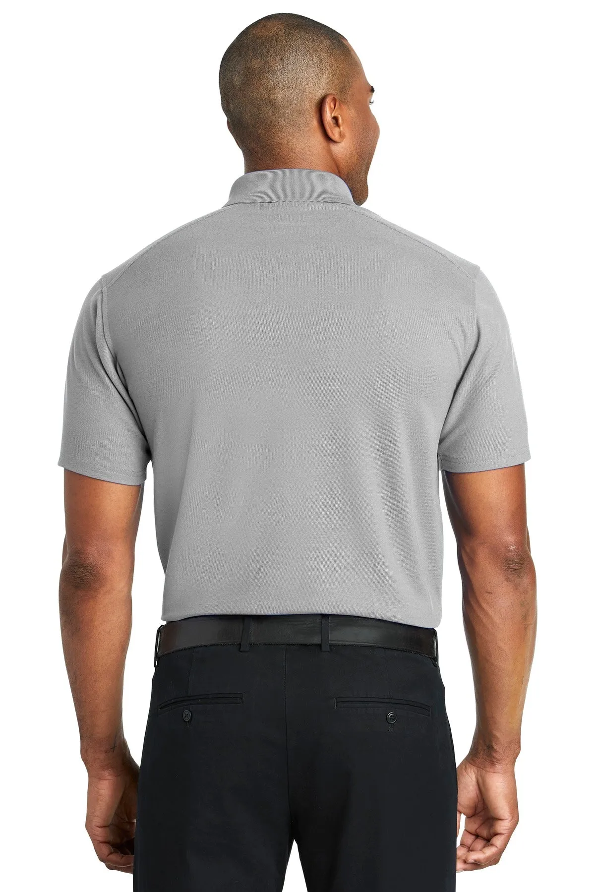 Port Authority  EZPerformance  Pique Polo. K600 Gusty Grey