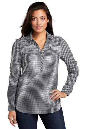 Port Authority  Ladies City Stretch Tunic LW680 Graphite/ White