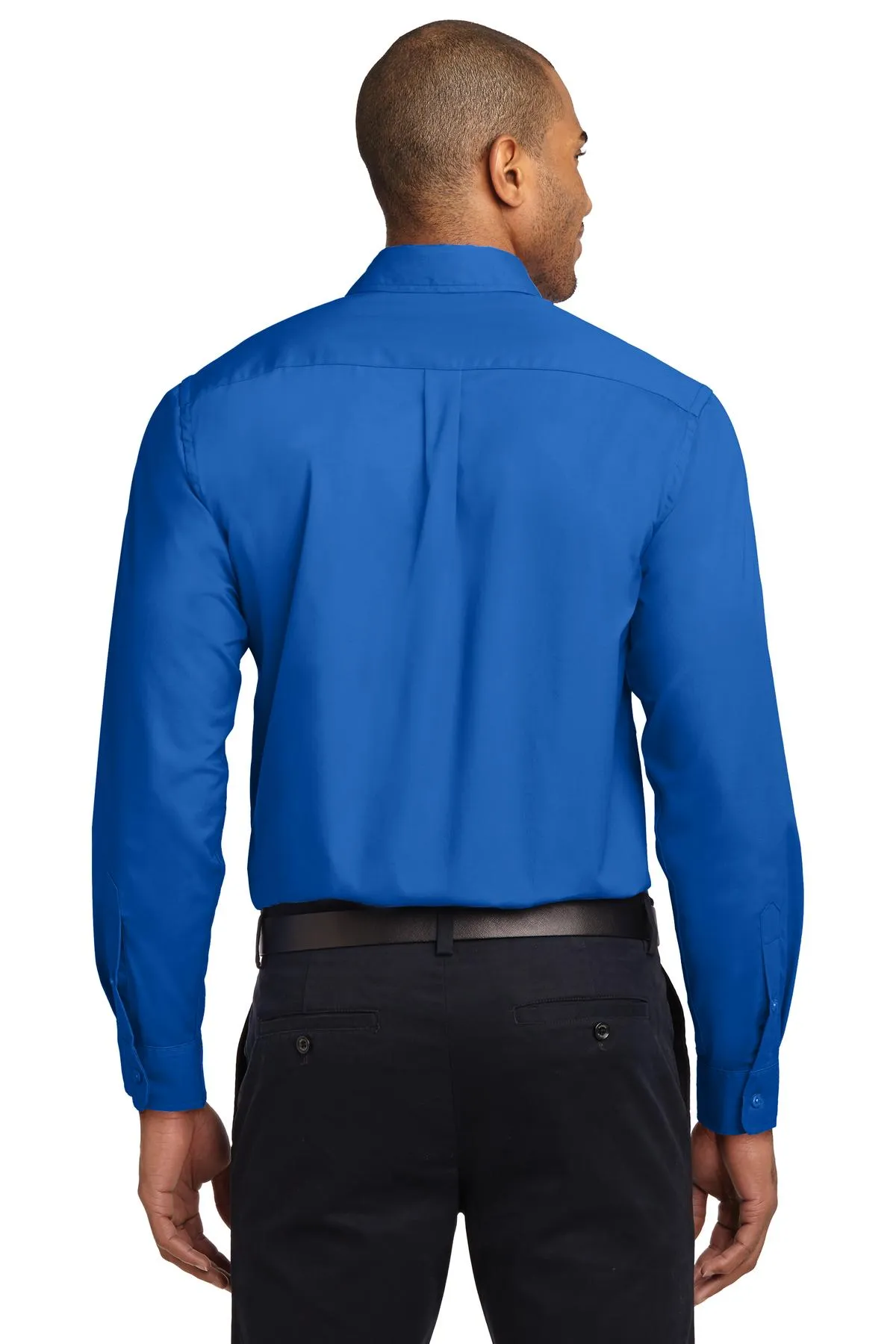 Port Authority Tall Long Sleeve Easy Care Shirt.  TLS608 Strong Blue Tall