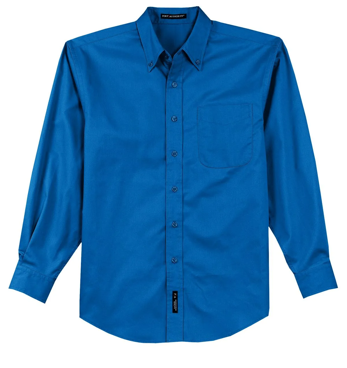 Port Authority Tall Long Sleeve Easy Care Shirt.  TLS608 Strong Blue Tall