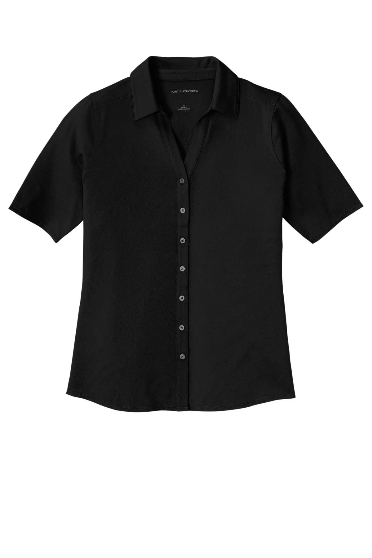 Port Authority Women's City Stretch Top. LK682 Black