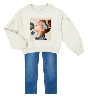 Pre-Order Mayoral 3401 Jumper and Mayoral 548 Denim Jeans