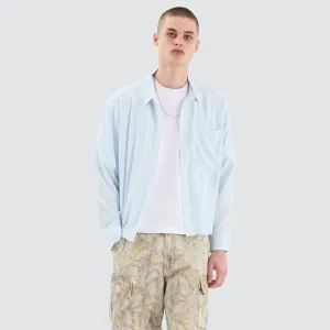 Progress Cube Longsleeve Shirt Blue Pinstripe