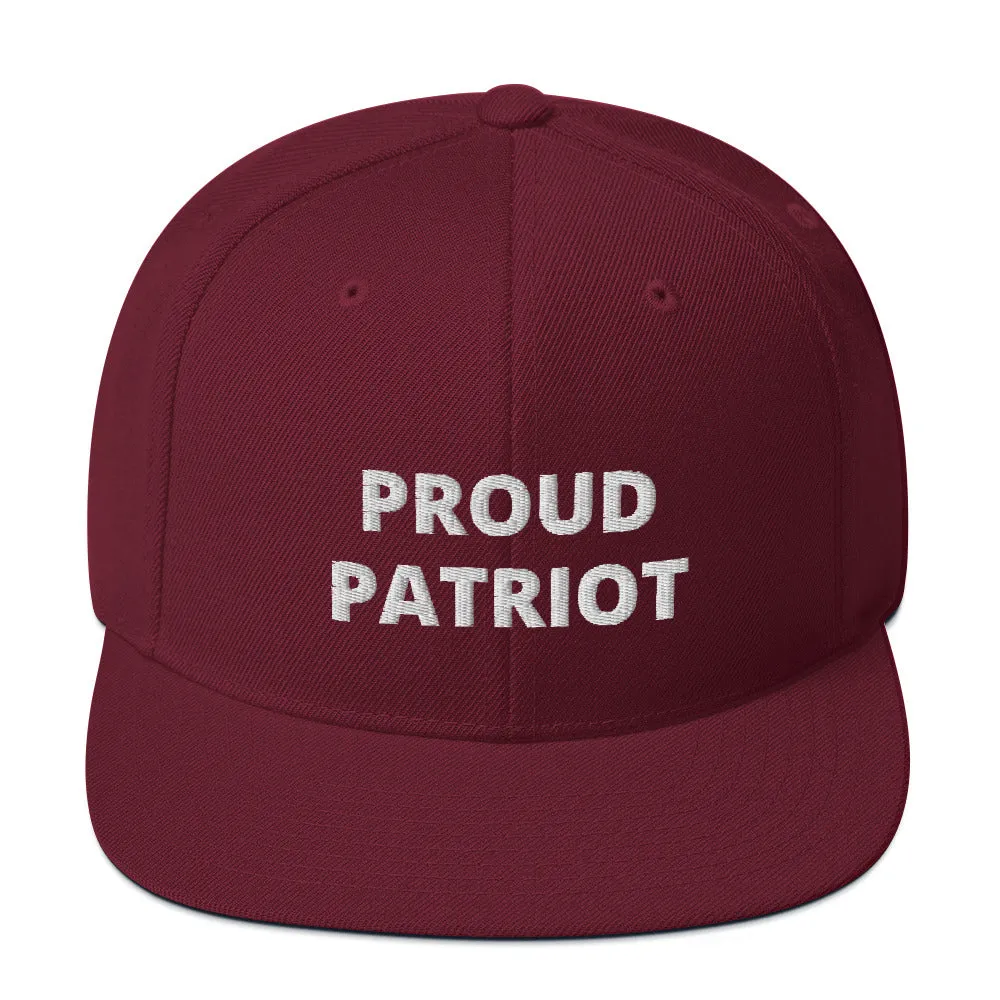 Proud Patriot Snapback Hat
