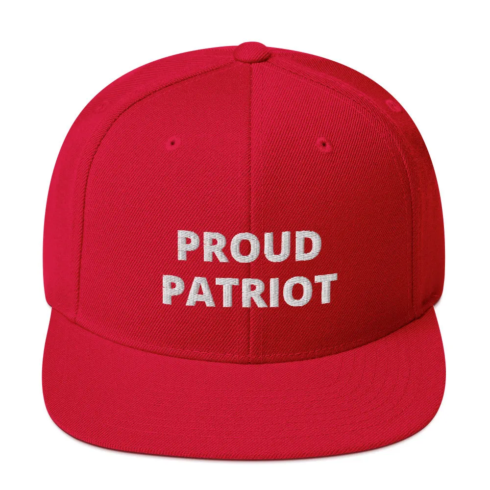 Proud Patriot Snapback Hat
