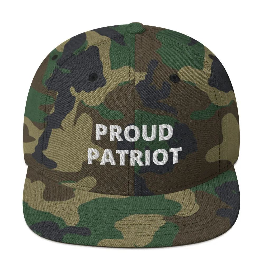 Proud Patriot Snapback Hat