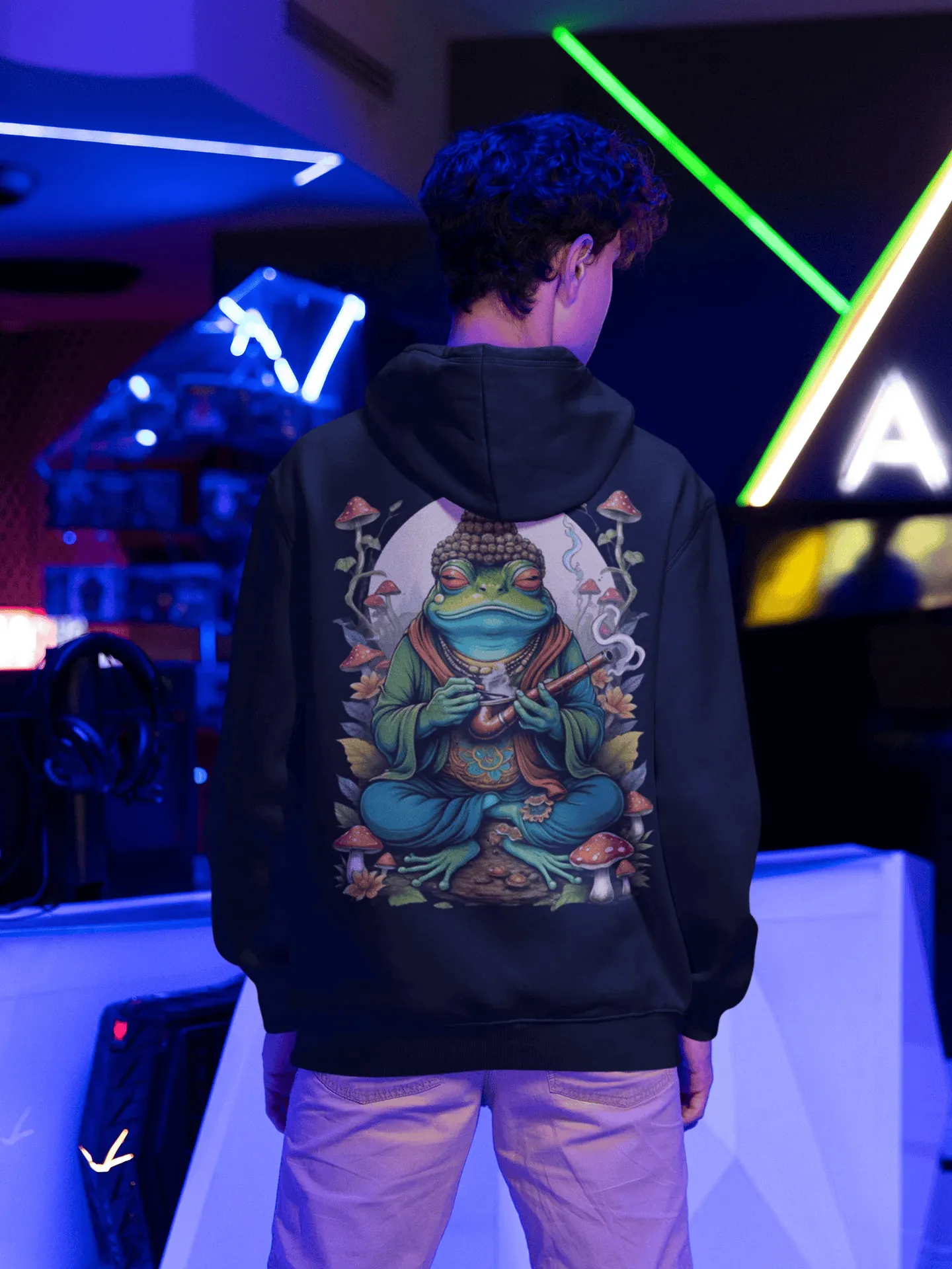Psychedelic Hoodie | Acid Frog