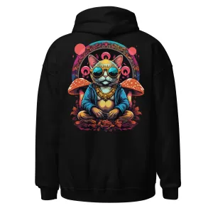 Psychedelic Hoodie | Buddha Cat